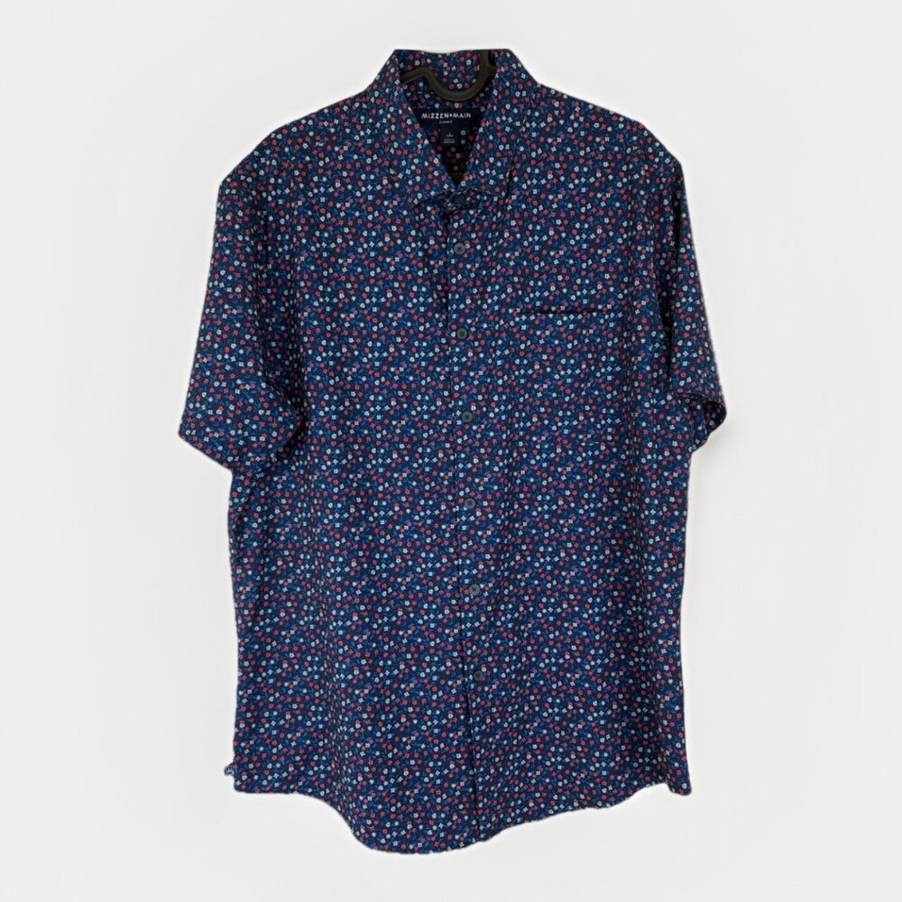 Mizzen Main Leeward S/S Shirt Button Down Large Trim